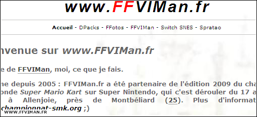Aperçu FFVIMan.fr