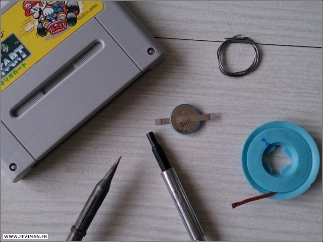 Outils vus du dessus